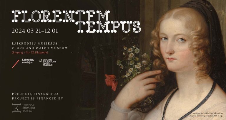 The exhibition “Florentem”, received with great interest in Vilnius, arrives in Klaipėda, the Clock and Watch Museum of the LNMA  