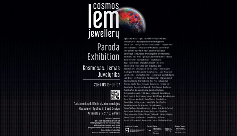 Kosmoso kelionės: LNDM Taikomosios dailės ir dizaino muziejuje tarptautinė juvelyrų paroda „Kosmosas. Lemas. Juvelyrika“