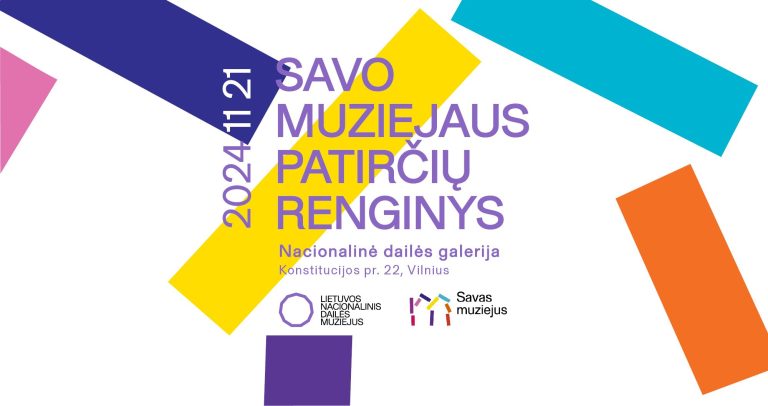 LNDM Nacionalinėje dailės galerijoje įvyks programos „Savas muziejus“ apibendrinimo renginys