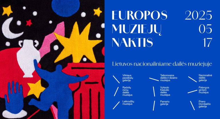 Europos muziejų naktis 2025 Lietuvos nacionaliniame dailės muziejuje 