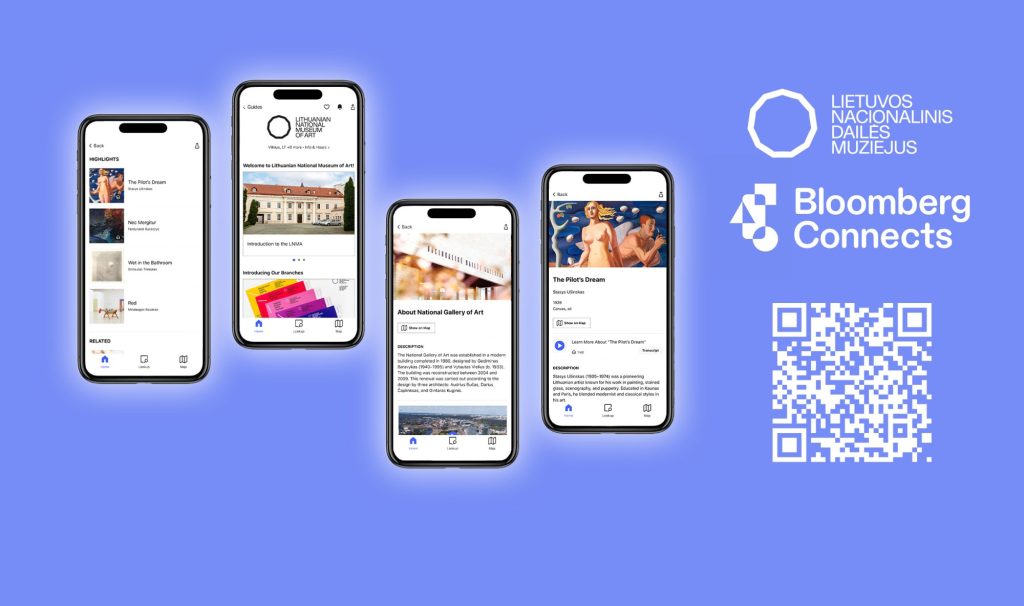 Lietuvos nacionalinis dailės muziejus jungiasi prie pasaulinės meno bendruomenės „Bloomberg Connects“ platformoje 