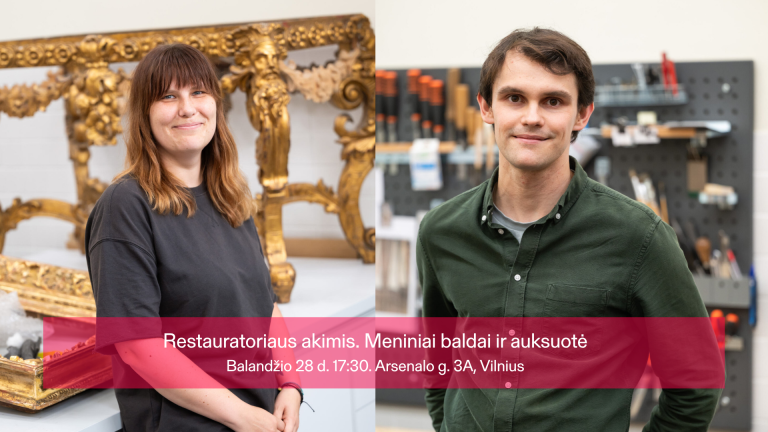 Restauratoriaus akimis. Meniniai baldai ir auksuotė