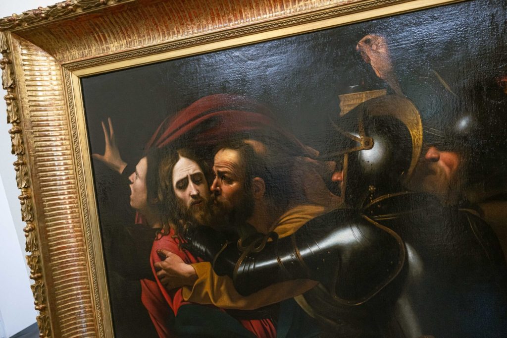 Į Prano Gudyno restauravimo centrą atvyko Caravaggio priskiriamas šedevras „Kristaus suėmimas“