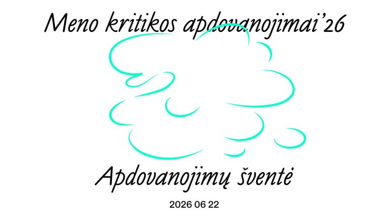 Meno kritikos apdovanojimų 2026 įteikimo šventė